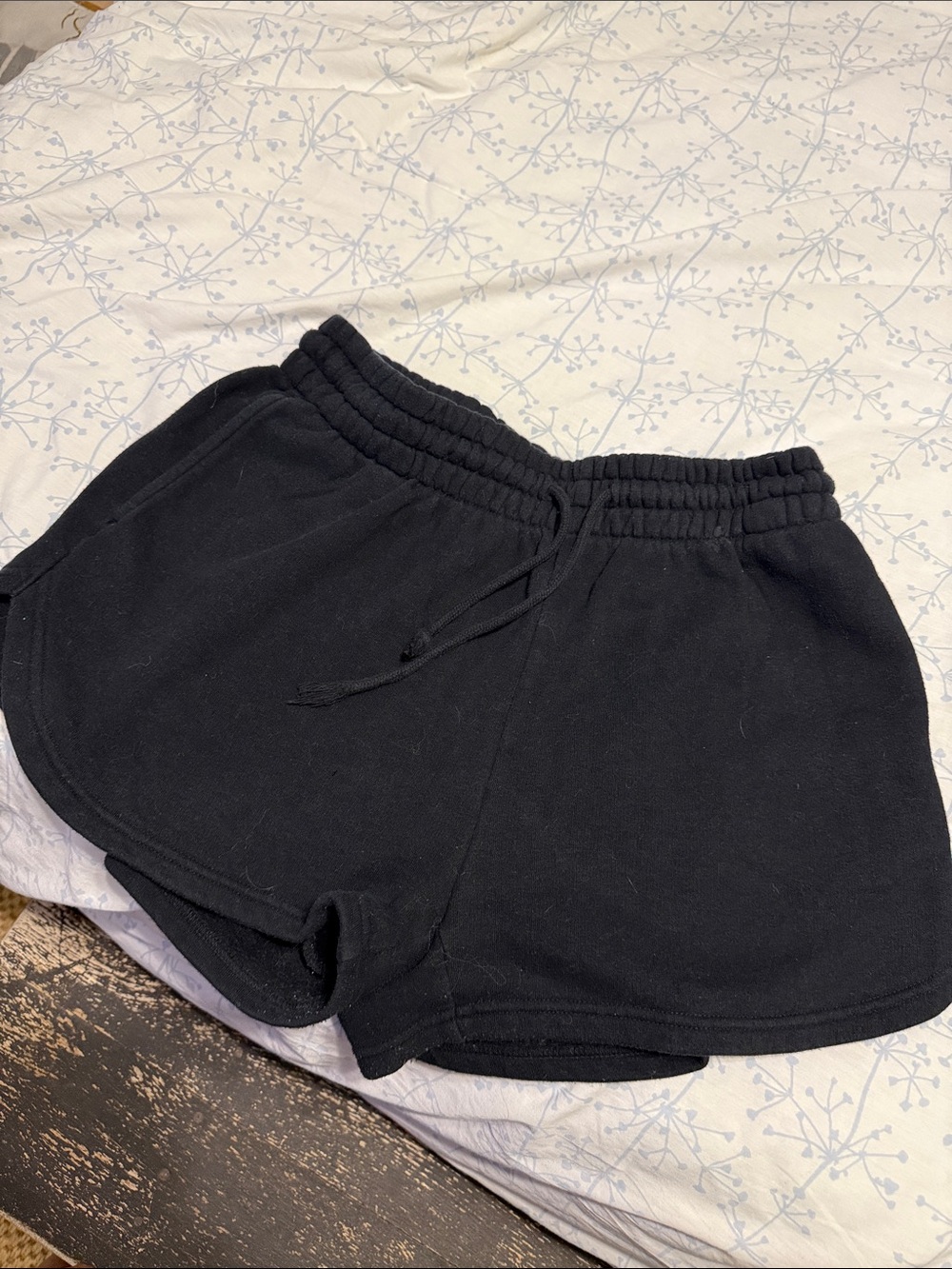 wild fable Black Elastic-Waist Athletic Shorts